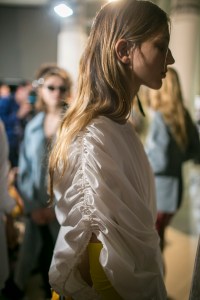 Backstage at Aalto RTW Spring 2018
