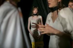 Backstage at Aalto RTW Spring 2018