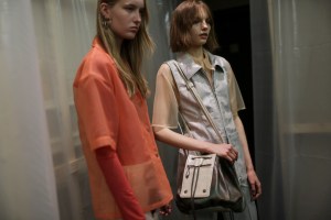 Backstage at Acné Studios RTW Spring 2018