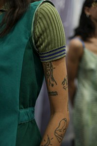 Backstage at Acné Studios RTW Spring 2018