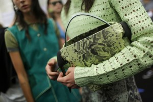 Backstage at Acné Studios RTW Spring 2018