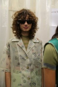 Backstage at Acné Studios RTW Spring 2018