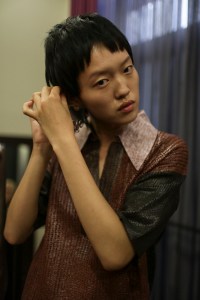 Backstage at Acné Studios RTW Spring 2018