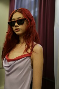 Backstage at Acné Studios RTW Spring 2018