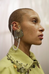 Backstage at Acné Studios RTW Spring 2018