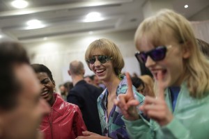 Backstage at Acné Studios RTW Spring 2018