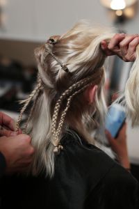 Backstage at Adam Selman RTW Spring 2018