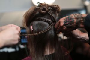 Backstage at Adam Selman RTW Spring 2018