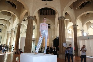 Backstage at Alberta Ferretti RTW Spring 2018