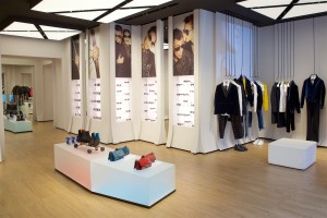 The newly renovated Emporio Armani store on Bond Street.