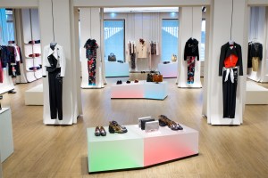 The newly renovated Emporio Armani store on Bond Street.