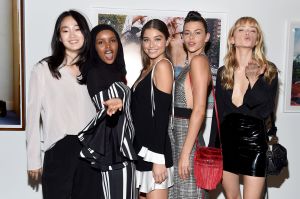 Hyunji Shin, Halima Aden, Daniela Lopez Osorio, Georgia Fowler, Annabella BarberArt and Commerce: The Exhibition, Spring Summer 2018, New York Fashion Week, USA - 08 Sep 2017