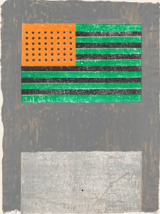 Jasper Johns, Flags, 1967-1968.