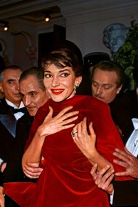 Maria Callas at the Legion of Honor gala in Paris, 1958.