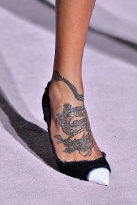 A detail of Tom Ford's RTW Spring 2018 collection.