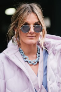 Street style at New York Fashion Week spring 2018.