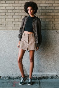 Street style at New York Fashion Week spring 2018.