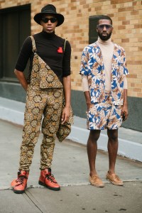 Street style at New York Fashion Week spring 2018.