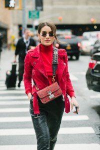 Street style at New York Fashion Week spring 2018.
