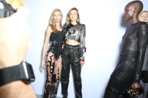 Backstage at Balmain RTW Spring 2018
