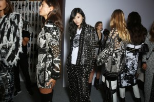 Backstage at Balmain RTW Spring 2018