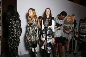 Backstage at Balmain RTW Spring 2018