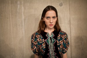 Backstage at Mary Katrantzou RTW Fall 2017