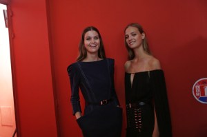 Backstage at Mugler RTW Spring 20118
