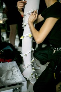 Backstage at Y/Project RTW Spring 2018