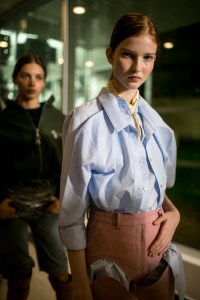 Backstage at Y/Project RTW Spring 2018