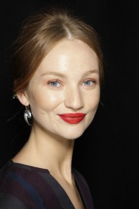 Backstage at Badgley Mischka RTW Spring 2018