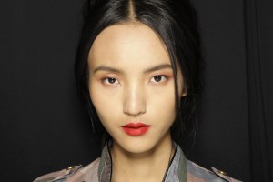 Backstage at Badgley Mischka RTW Spring 2018