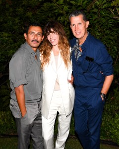 Haider Ackermann, Lou Doillon, Stefano Tonchi