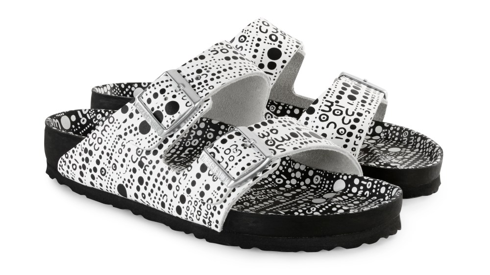 A pair of Birkenstock x 10 Corso Como sandals.