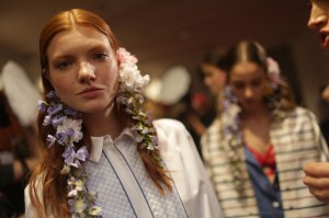 Backstage at Alexis Mabille RTW Spring 2018