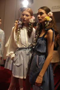 Backstage at Alexis Mabille RTW Spring 2018
