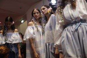 Backstage at Alexis Mabille RTW Spring 2018