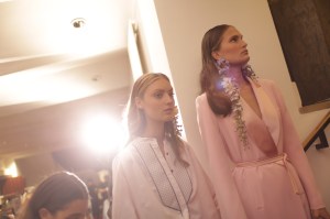 Backstage at Alexis Mabille RTW Spring 2018