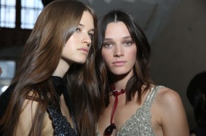 Backstage at Altuzarra RTW Spring 2018