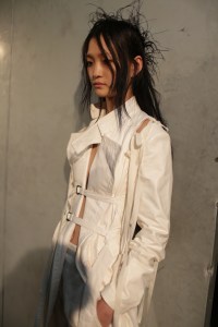 Backstage at Ann Demeulemeester RTW Spring 2018