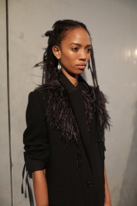Backstage at Ann Demeulemeester RTW Spring 2018