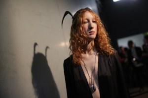 Backstage at Ann Demeulemeester RTW Spring 2018