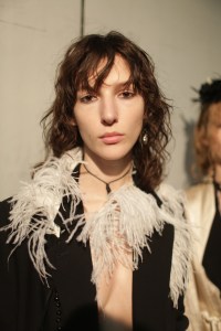 Backstage at Ann Demeulemeester RTW Spring 2018