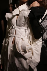 Backstage at Ann Demeulemeester RTW Spring 2018