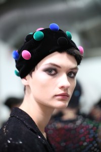 Backstage at Giorgio Armani RTW Spring 2018
