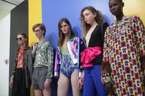 Backstage at Gucci RTW Spring 2018