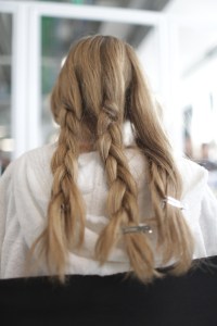 Backstage at Gucci RTW Spring 2018