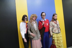 Backstage at Gucci RTW Spring 2018