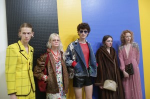 Backstage at Gucci RTW Spring 2018