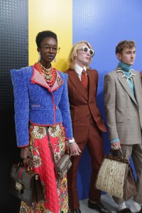 Backstage at Gucci RTW Spring 2018